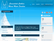 Tablet Screenshot of mariamater.com.br